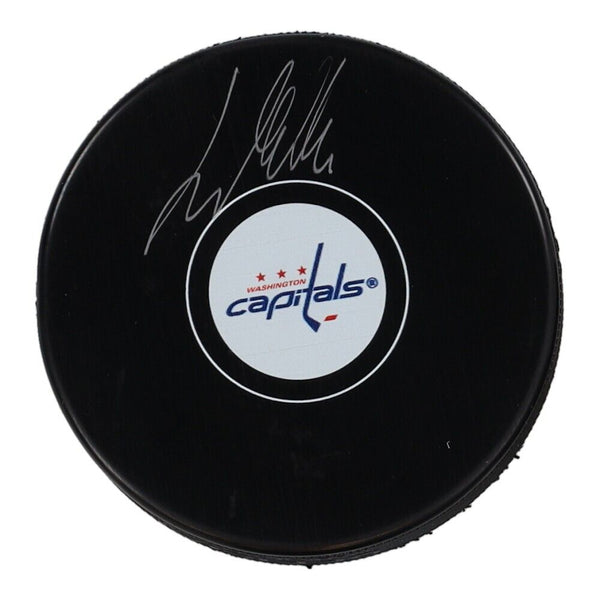 Lars Eller Signed Washington Capitals Logo Puck (Fanatics)2018 Stanley Cup Champ