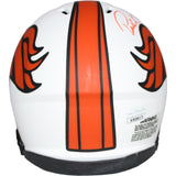 Patrick Surtain Signed Denver Broncos Lunar Mini Helmet Beckett 42431