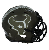 Dalton Schultz Autographed Houston Texans 2022 STS Speed Mini Helmet Beckett