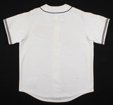 Bob Feller Signed Cleveland Indians Custom Jersey Inscribed HOF 62 (PSA COA)