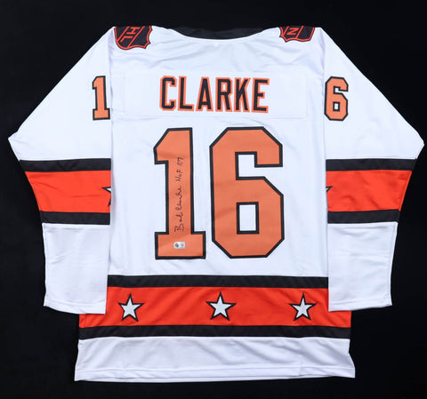 Bobby Clarke Signed Philadelphia Flyers 1974 All-Star Game Jersey (Beckett) HOF