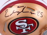 Elijah Mitchell Autographed San Francisco 49ers Speed Mini Helmet-Beckett W Holo