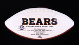 Jack Sanborn Signed Chicago Bears Logo Football Monsters of the Midway /Schwartz