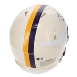 Fran Tarkenton Autographed "HOF 86" Vikings RETRO Authentic Helmet Beckett
