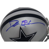 Deion Sanders Autographed/Signed Dallas Cowboys VSR4 Mini Helmet Beckett 25732