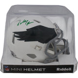 Randall Cunningham Signed Philadelphia Eagles TB 69-73 Mini Helmet Beckett 48872