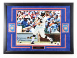 Ben Zobrist Signed Cubs Custom Framed 22x30 Photo Display (JSA, Zobrist & MLB)