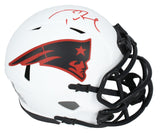 Tom Brady Autographed Patriots Lunar Eclipse Mini Speed Helmet Fanatics