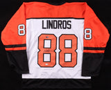 Eric Lindros Signed Philadelphia Flyers Jersey (JSA) NHL 1992-2007/ HOF 2016