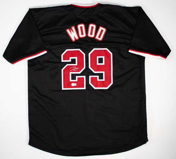 James Wood Signed Washington Nationals Jersey (Beckett) Nats All Star Outfielder
