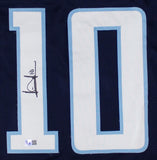 Vince Young Signed Tennessee Titans Jersey (GTSM) 2xPro Bowl Quarterback