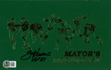 Joe Greene Signed Pittsburgh Steelers 1987 Mayor's Breakfast Program BAS 57238