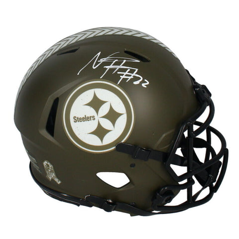 Najee Harris Autographed Pittsburgh Steelers STS Speed Authentic Helmet Fanatics