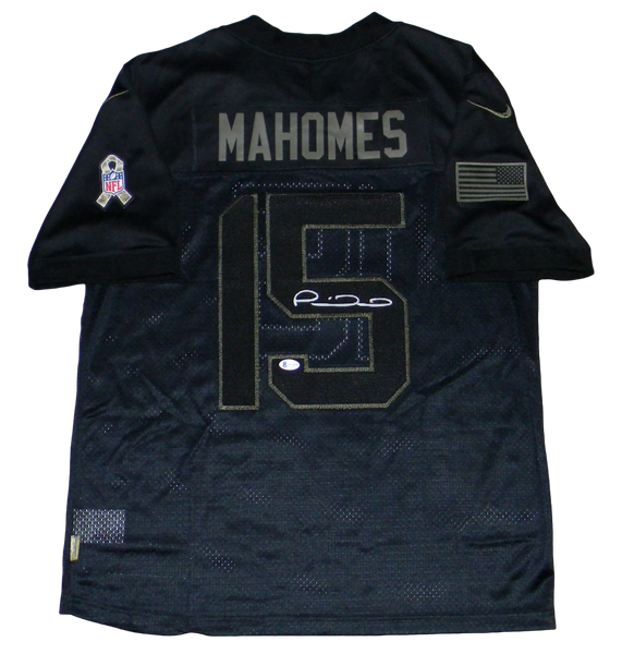 PATRICK MAHOMES SIGNED KANSAS CITY CHIEFS SALUTE TO SERVICE NIKE LIMITED JERSEY