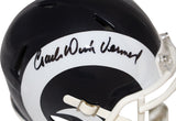 Dick Vermiel Autographed St Louis Rams Spd TB Mini Helmet Beckett 40645