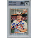 Billy Ripken Autographed 1989 Fleer 616 Trading Card 10 Grade Beckett 49359