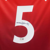 Harry Maguire Signed Manchester United Home Soccer Jersey #5 with Beckett COA