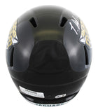 Jaguars Travis Hunter Signed Full Size Speed Rep Helmet W/ Case BAS Witnessed