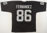 Mervyn Fernandez Signed Oakland Raiders Jersey (Beckett) All Pro W.R / NFL & CFL