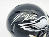 Jason Kelce Signed Philadelphia Eagles Black Speed Mini Helmet Beckett