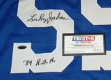 LEE ROY JORDAN AUTOGRAPHED SIGNED DALLAS COWBOYS #55 BLUE JERSEY TRISTAR