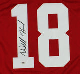 Will Howard Signed Ohio Custom Red Jersey