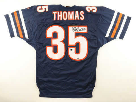 Anthony Thomas Signed Chicago Bears Jersey (Beckett) 2001 NFL Rookie of the Year