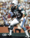 Nick Buoniconti Autographed 8x10 Photo Miami Dolphins Beckett BAS QR #BS12976