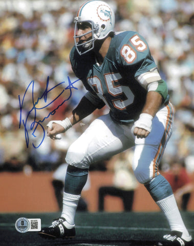 Nick Buoniconti Autographed 8x10 Photo Miami Dolphins Beckett BAS QR #BS12976