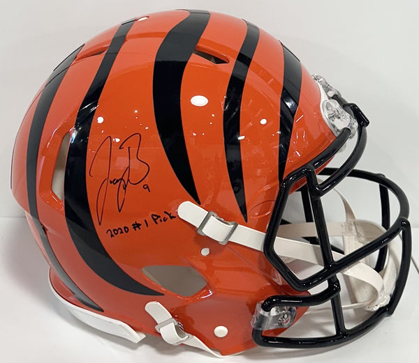 Joe Burrow Bengals Signed Speed Authentic Helmet 2020 #1 Pick Auto Fanatics COA