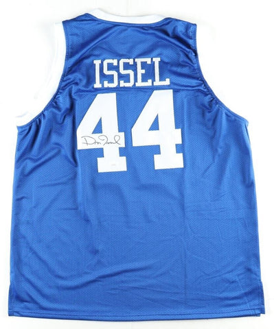 Dan Issel Signed Kentucky Wildcats Blue Jersey (JSA COA) Denver Nugget All Star
