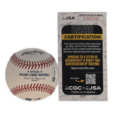Kyle Hendricks Signed OML Baseball (JSA COA) Cubs 2016 Game 7 Starting Pitcher