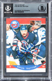 Islanders Bryan Trottier Authentic Signed 1991 Pro Set #192 Card BAS Slabbed