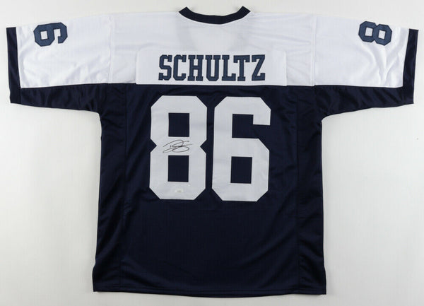 Dalton Schultz Signed Dallas Cowboys Jersey (JSA COA) Ex Stanford Tight End