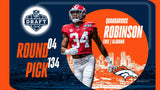 Quandarrius "Que" Robinson Signed Denver Broncos Jersey (Beckett) #51 Linebacker