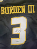 LUTHER BURDEN AUTOGRAPHED SIGNED COLLEGE STYLE CUSTOM XL JERSEY W/ BECKETT QR