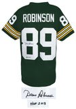 Dave Robinson (PACKERS) Signed Green Custom Football Jersey w/HOF 2013 -(SS COA)