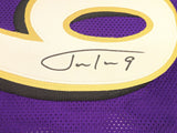 BALTIMORE RAVENS JUSTIN TUCKER AUTOGRAPHED PURPLE JERSEY JSA STOCK #232737