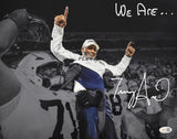 Terry Smith Penn State Coach Autographed/Inscribed 11x14 Photo Witness JSA 05848