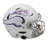 Adrian Peterson Signed Minnesota Vikings Speed Flex ALT White Authentic NFL Helm