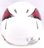 Kurt Warner Autographed Arizona Cardinals Speed Mini Helmet - Beckett W Hologram