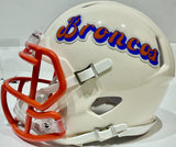 Patrick Surtain II Autographed Denver Broncos Retro Mini Helmet -- BAS COA