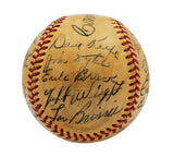 Lou Brissie, Dick Fowler Signed Signed 1949 Philadelphia Athletics Baseall - 28