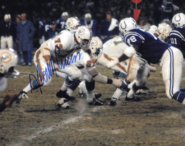 Norm Evans Autographed Signed 8x10 Photo Miami Dolphins SKU #244738