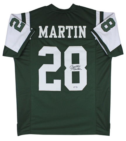 Curtis Martin Authentic Signed Green Pro Style Jersey Autographed PSA/DNA Itp