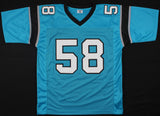 Thomas Davis Sr. Signed Panthers Jersey (JSA) 3xPro Bowl L B (2015 - 2017)