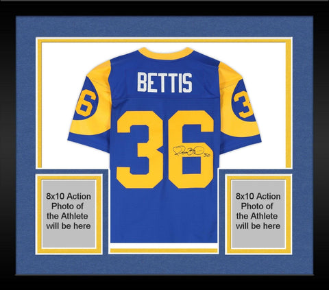 Signed Jerome Bettis Rams Jersey