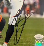 Brandon McManus Autographed Denver Broncos 8x10 Photo -- Orange Uniform | JSA COA