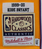 Lakers Kobe Bryant Signed Yellow M&N 1999-2000 HWC Authentic Jersey PSA #B11409
