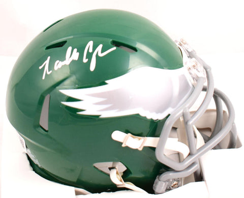 Randall Cunningham Signed Philadelphia Eagles 74-95 Speed Mini Helmet- Beckett W